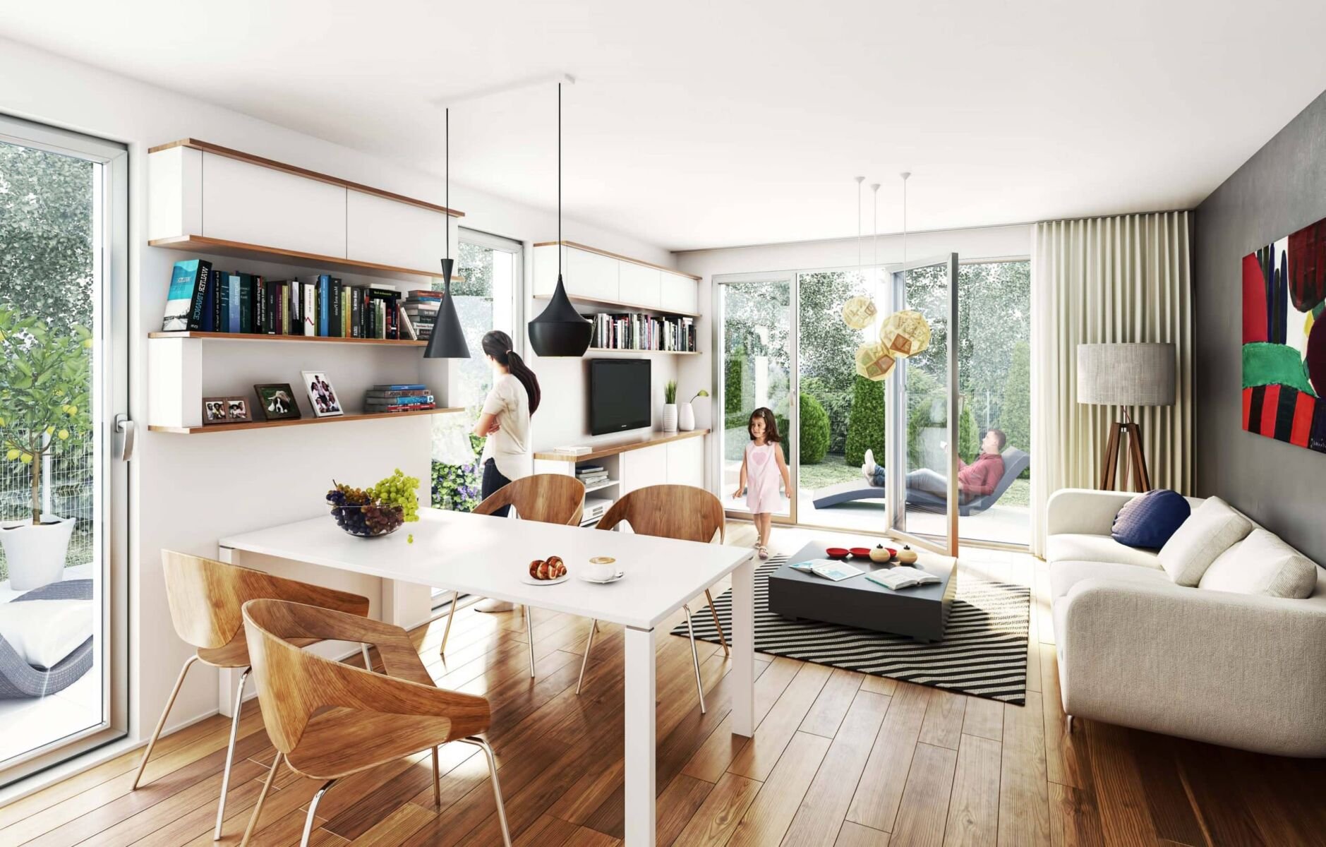 Logements à Mery-sur-Oise, France Perspectiviste