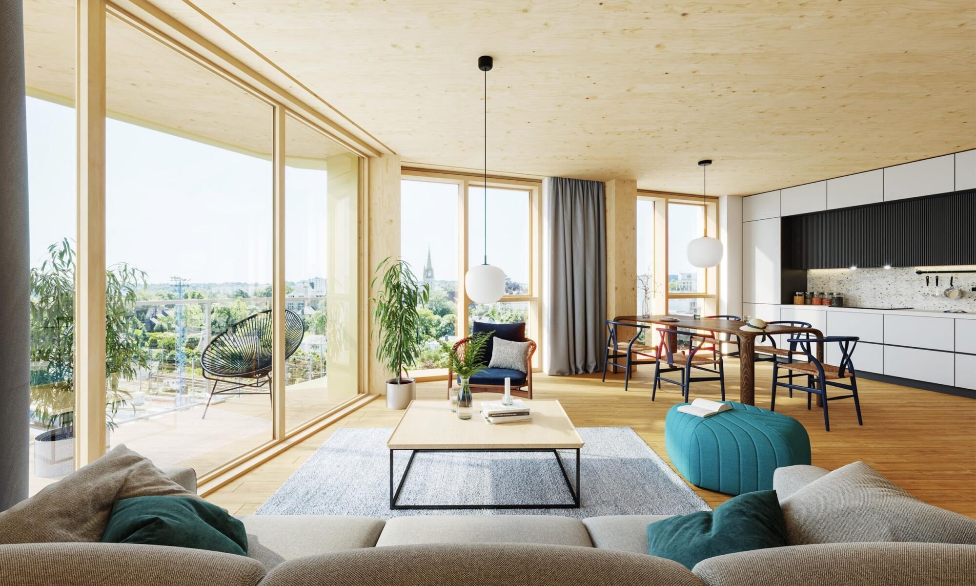 Horizons Bois à Rennes Perspectiviste