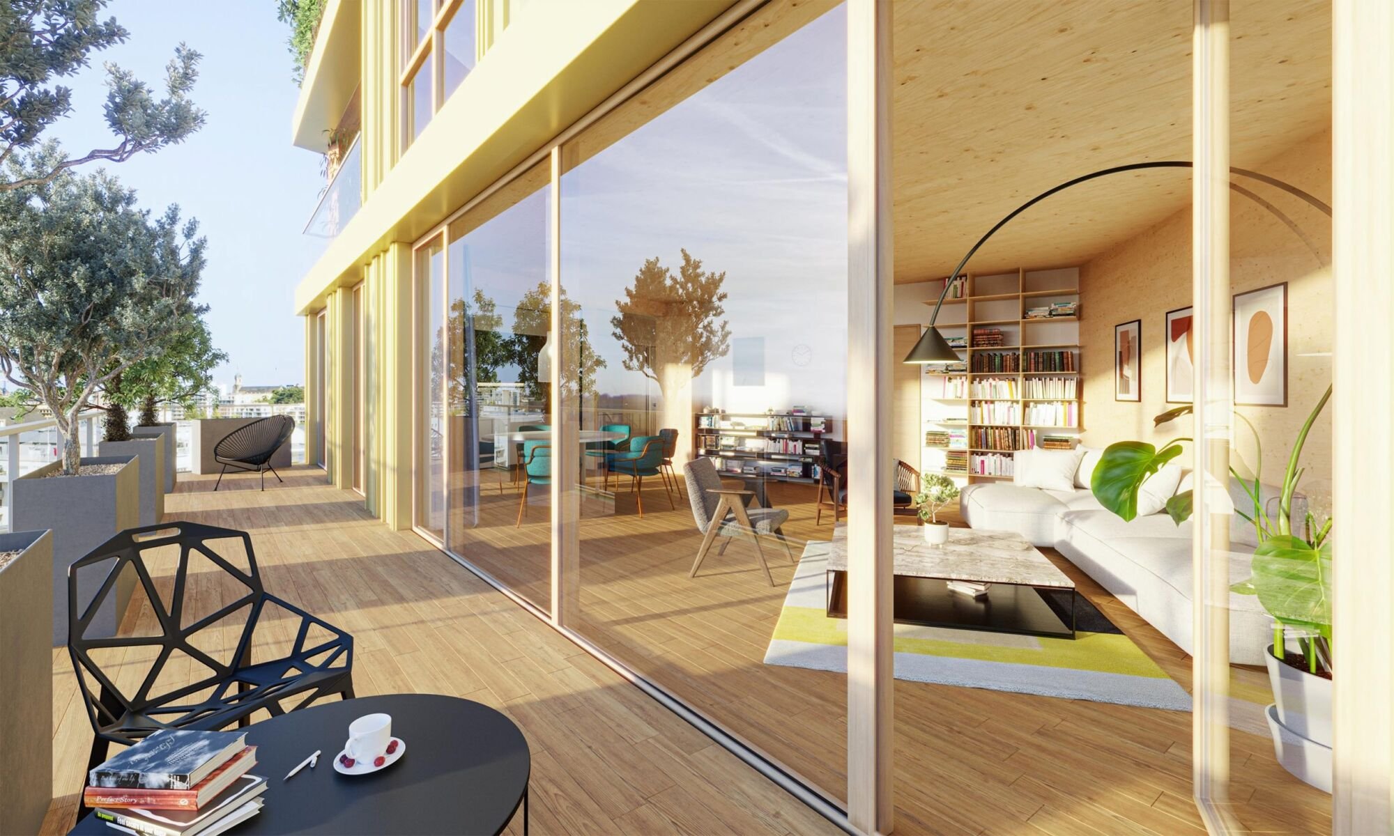 Horizons Bois à Rennes Perspectiviste