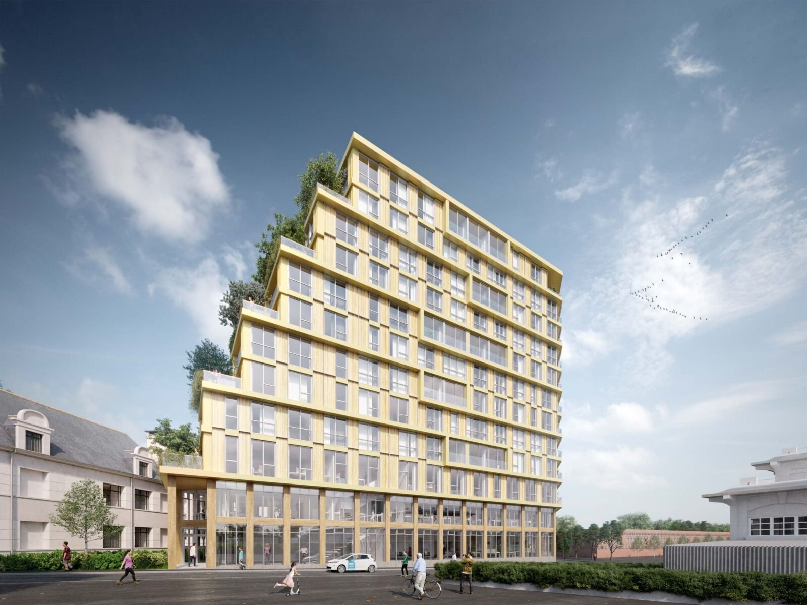 Horizons Bois in Rennes, France Horizons Bois in Rennes, France