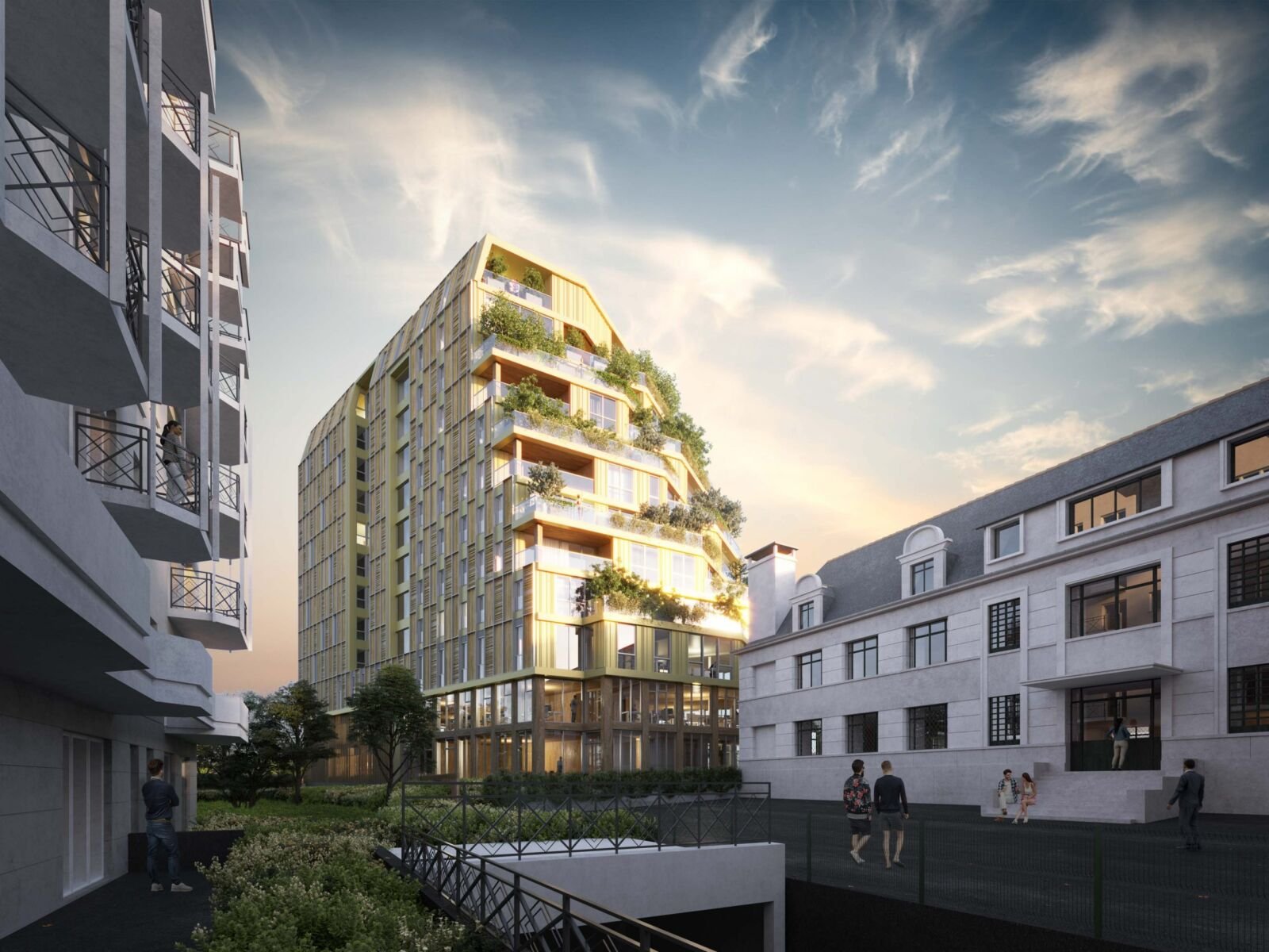 Horizons Bois à Rennes Perspectiviste